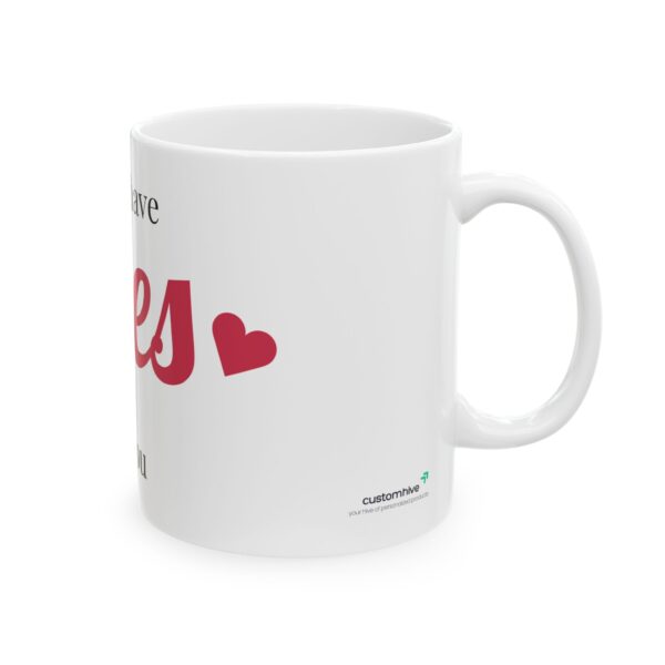 Mug with Love Eyes - Ceramic Mug - Image 4