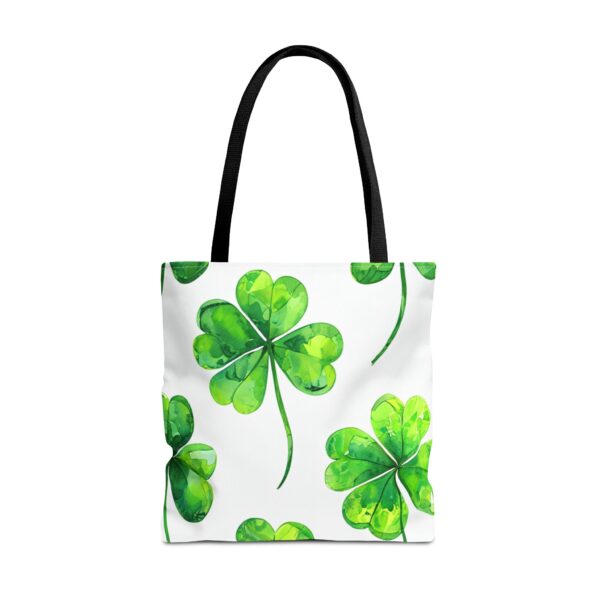 Green Flower Tote Bag - Image 13