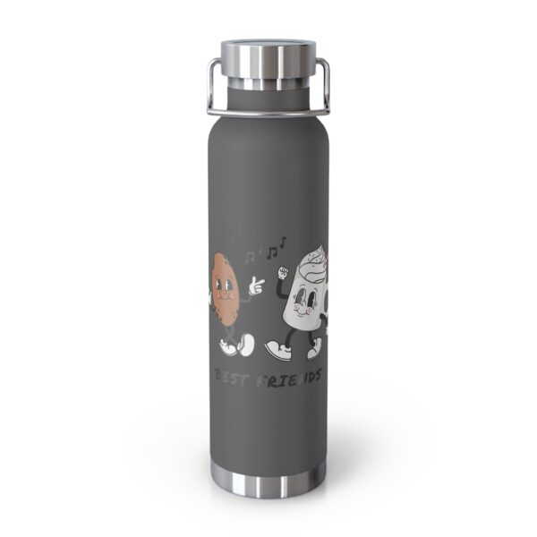 Water Bottle - Best Friends Design, 22oz Copper Vacuum Insulated - Image 5