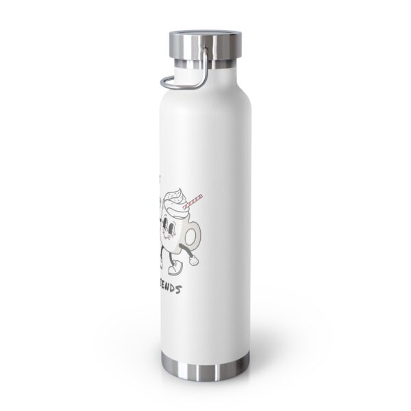 Water Bottle - Best Friends Design, 22oz Copper Vacuum Insulated - Image 3