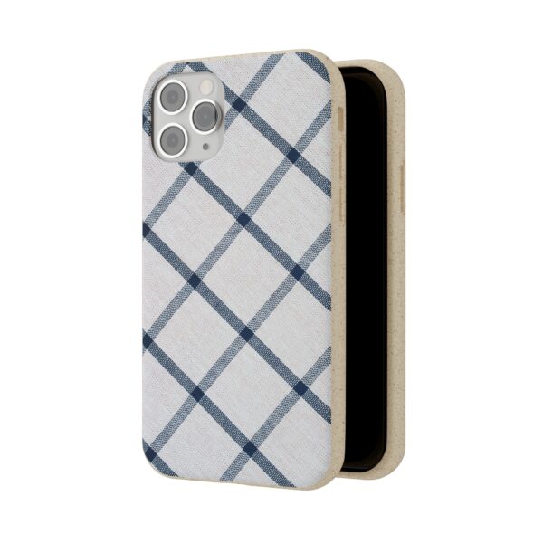 Phone Cases - Navy Blue Diamond Plaid Design - Image 2