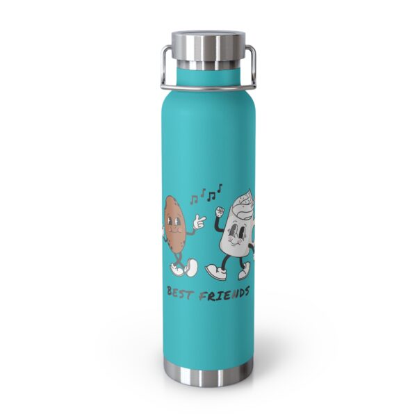 Water Bottle - Best Friends Design, 22oz Copper Vacuum Insulated - Image 9