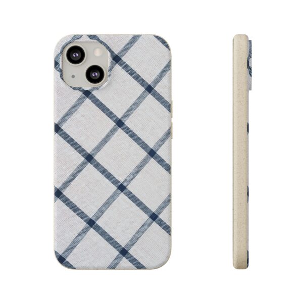 Phone Cases - Navy Blue Diamond Plaid Design - Image 5