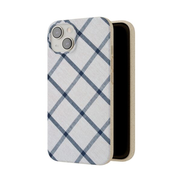 Phone Cases - Navy Blue Diamond Plaid Design - Image 6