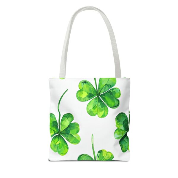 Green Flower Tote Bag - Image 6