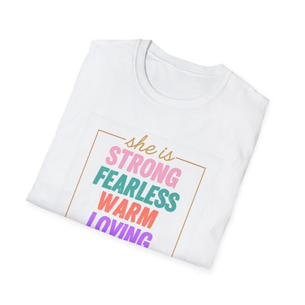 Strong Fearless Selfless Loving  Mom T-Shirt - Image 4