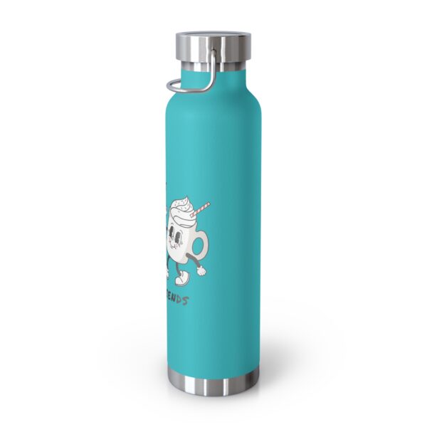 Water Bottle - Best Friends Design, 22oz Copper Vacuum Insulated - Image 11