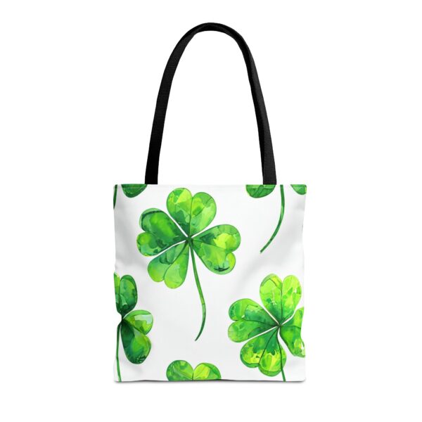 Green Flower Tote Bag - Image 9