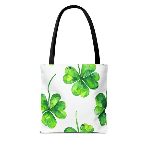 Green Flower Tote Bag - Image 2