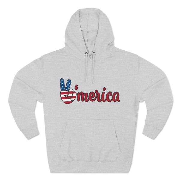 Three-Panel Fleece Hoodie