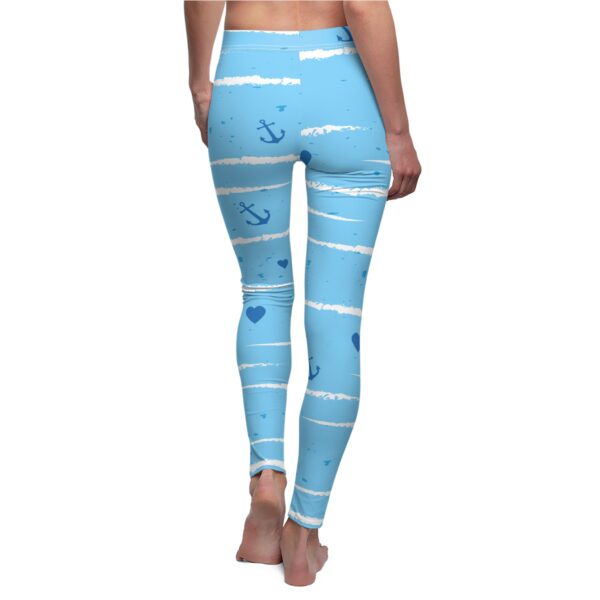 Women's Cut & Sew Casual Leggings (AOP) - Image 5