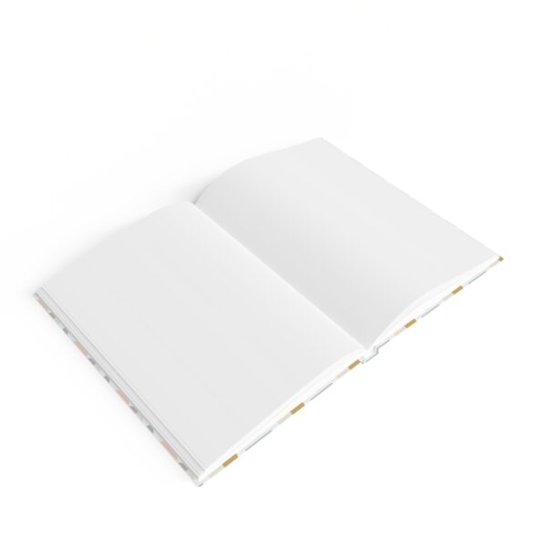 Pastel Geometric Hardcover Notebook ,128 blank pages ,One size: 5" x 7" - Image 4