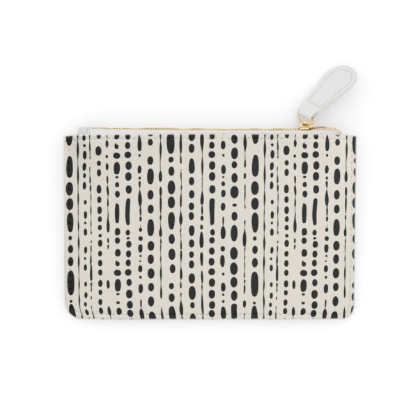 Chic Monochrome Pattern Mini Clutch Bag