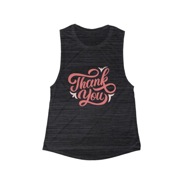 Women's Flowy Scoop Muscle Tank - Image 3