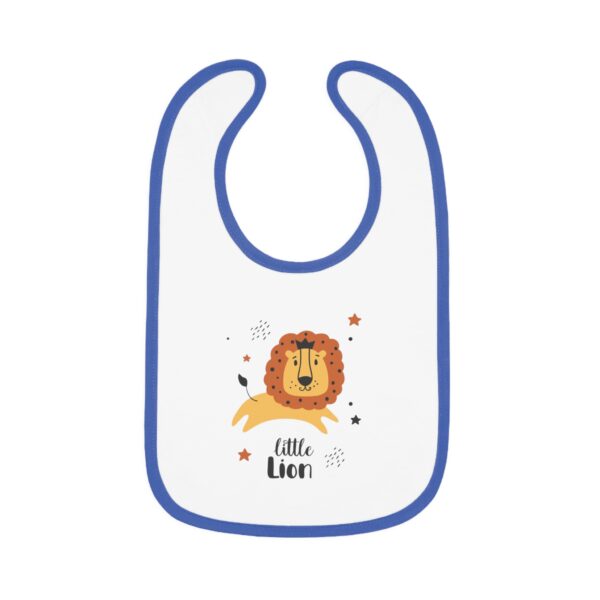 Baby Contrast Trim Jersey Bib - Image 4