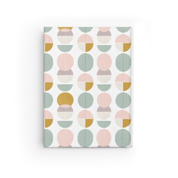 Pastel Geometric Hardcover Notebook ,128 blank pages ,One size: 5" x 7" - Image 2