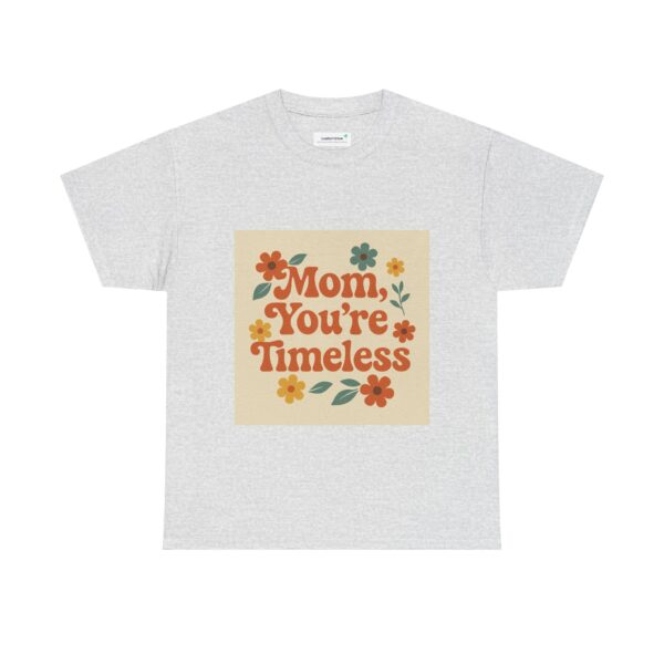 Timeless Mom Unisex Heavy Cotton Tee - Floral Design Gift for Mother's Day - Image 11