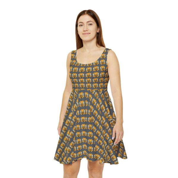 Bee Themed Women's Skater Dress - Fun and Playful Summer Fashion - Image 3
