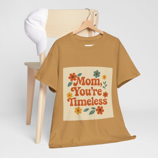 Timeless Mom Unisex Heavy Cotton Tee - Floral Design Gift for Mother's Day - Image 36