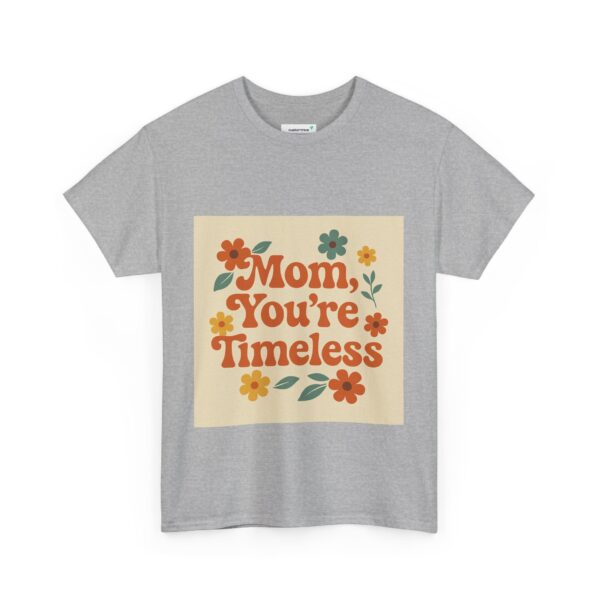 Timeless Mom Unisex Heavy Cotton Tee - Floral Design Gift for Mother's Day - Image 23
