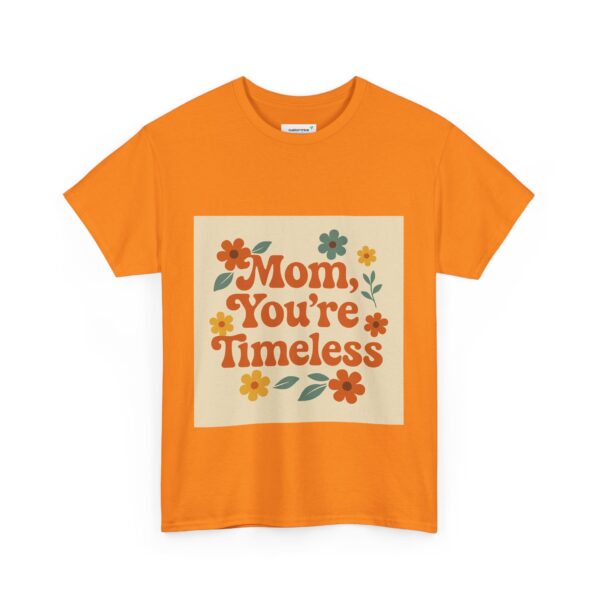 Timeless Mom Unisex Heavy Cotton Tee - Floral Design Gift for Mother's Day - Image 40