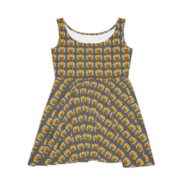 Bee Themed Women's Skater Dress - Fun and Playful Summer Fashion