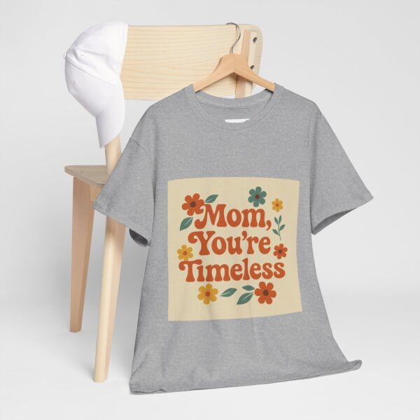 Timeless Mom Unisex Heavy Cotton Tee - Floral Design Gift for Mother's Day - Image 27