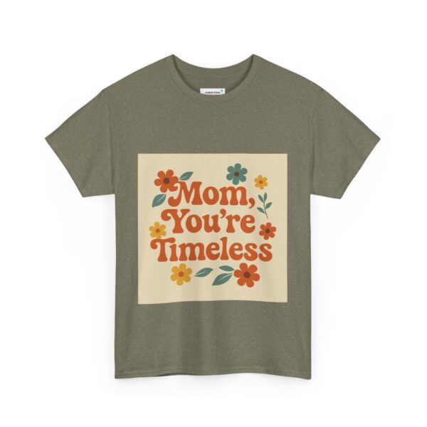 Timeless Mom Unisex Heavy Cotton Tee - Floral Design Gift for Mother's Day - Image 62