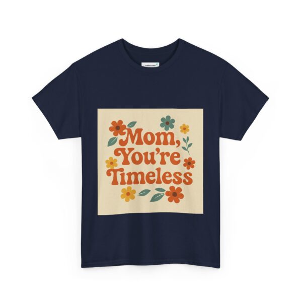 Timeless Mom Unisex Heavy Cotton Tee - Floral Design Gift for Mother's Day - Image 94