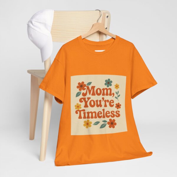 Timeless Mom Unisex Heavy Cotton Tee - Floral Design Gift for Mother's Day - Image 43