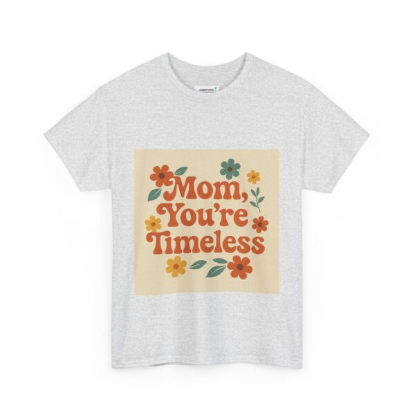 Timeless Mom Unisex Heavy Cotton Tee - Floral Design Gift for Mother's Day - Image 13