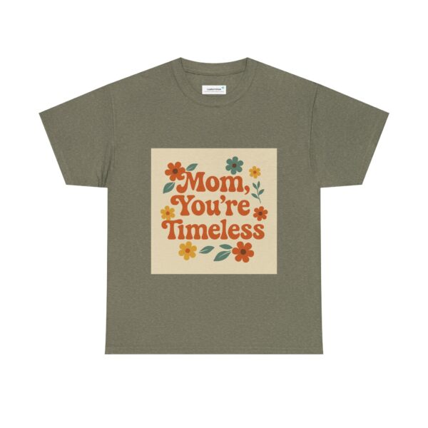Timeless Mom Unisex Heavy Cotton Tee - Floral Design Gift for Mother's Day - Image 60