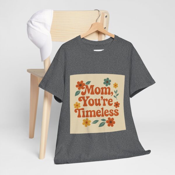 Timeless Mom Unisex Heavy Cotton Tee - Floral Design Gift for Mother's Day - Image 69