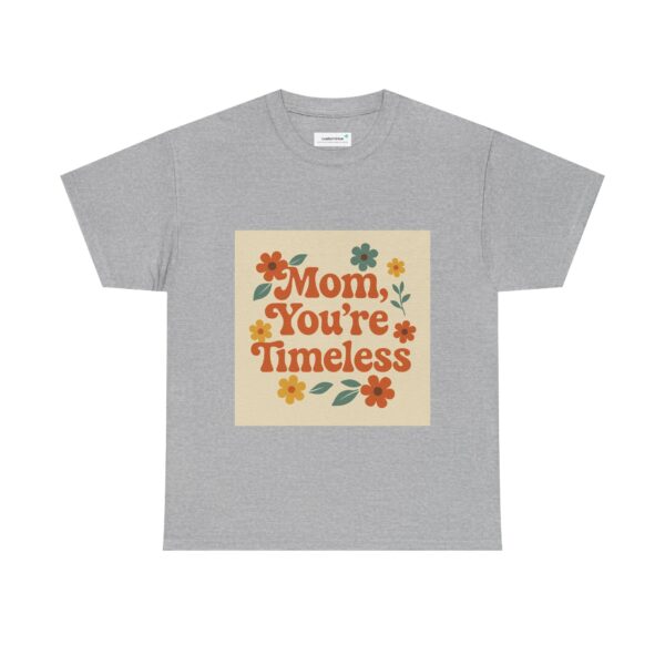 Timeless Mom Unisex Heavy Cotton Tee - Floral Design Gift for Mother's Day - Image 21