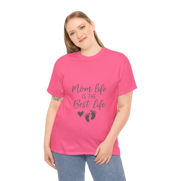 Mom Life Is The Best Life Unisex Heavy Cotton Tee - Image 109