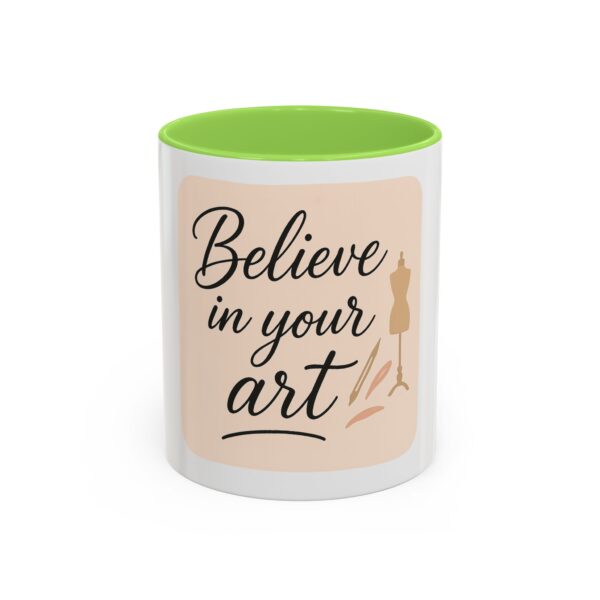 Artistic Mugs - 'Believe In Your Art' Design - Image 31