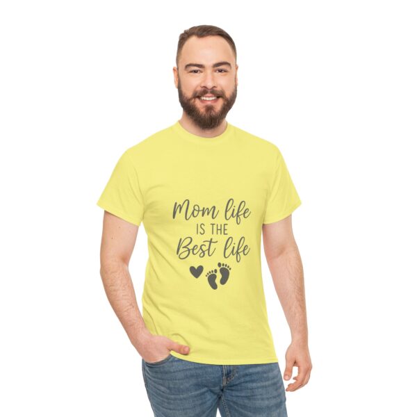 Mom Life Is The Best Life Unisex Heavy Cotton Tee - Image 56