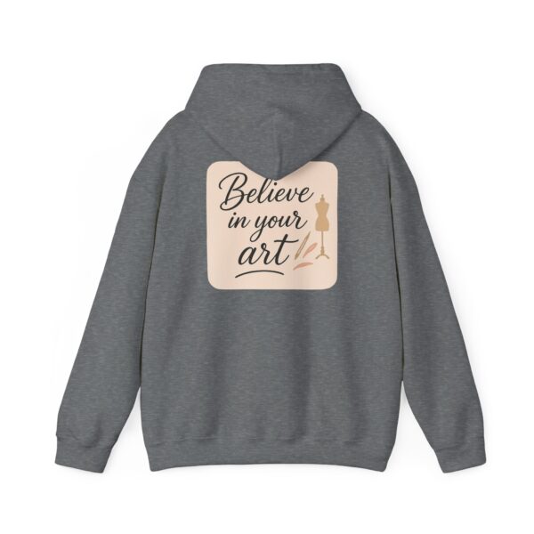 Hooded Sweatshirt - Believe in Your Art Design - Image 41