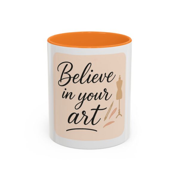 Artistic Mugs - 'Believe In Your Art' Design - Image 16