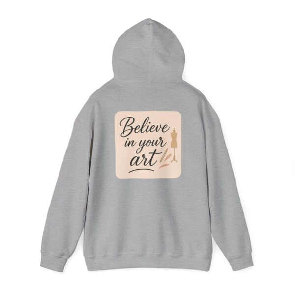 Hooded Sweatshirt - Believe in Your Art Design - Image 29