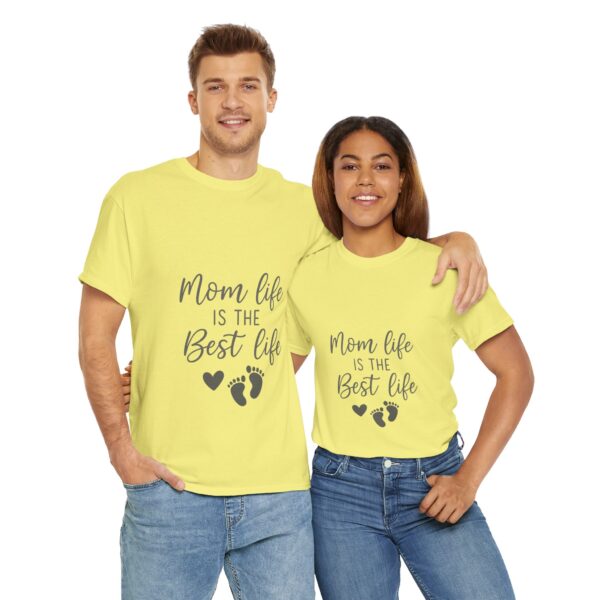 Mom Life Is The Best Life Unisex Heavy Cotton Tee - Image 57