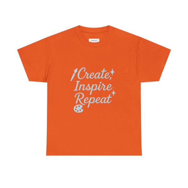 T-Shirt Create Inspire Repeat Unisex Tee - Image 34