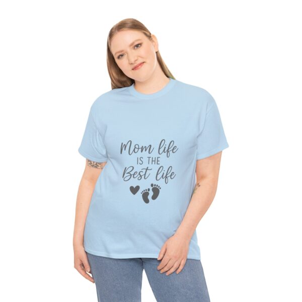Mom Life Is The Best Life Unisex Heavy Cotton Tee - Image 90