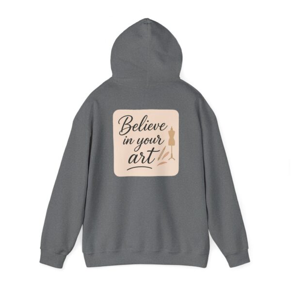 Hooded Sweatshirt - Believe in Your Art Design - Image 42