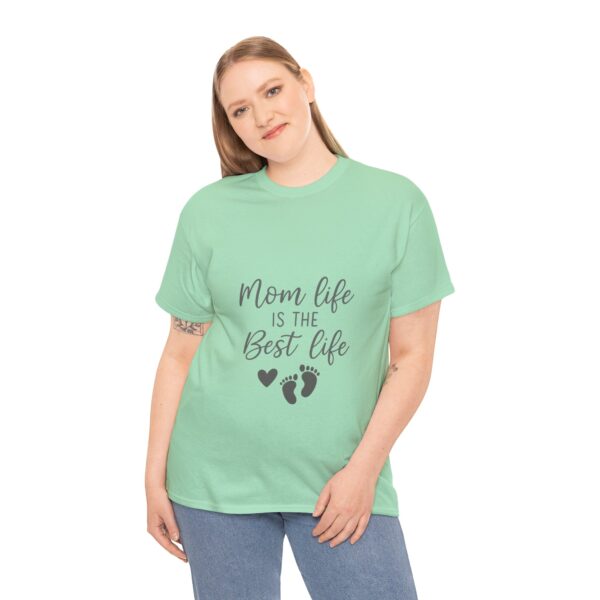 Mom Life Is The Best Life Unisex Heavy Cotton Tee - Image 74