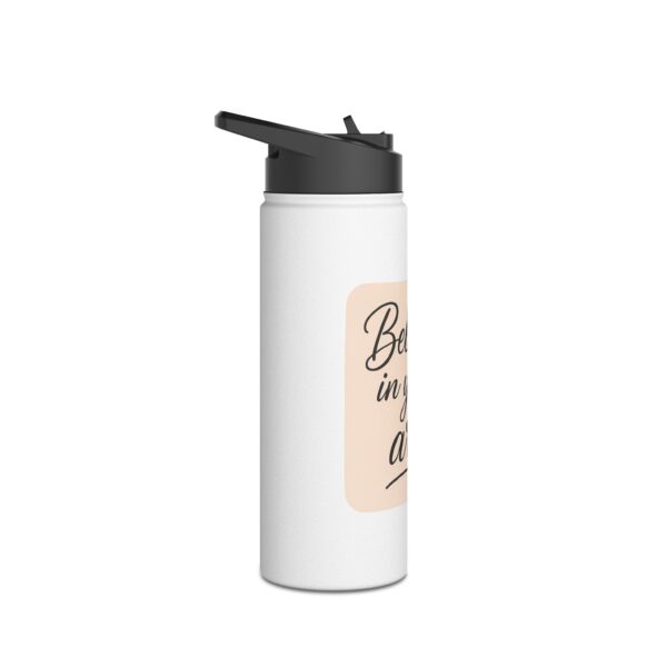 Motivational Stainless Steel Water Bottle - "Believe in Your Art" - Image 7