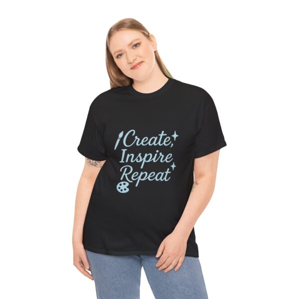 T-Shirt Create Inspire Repeat Unisex Tee - Image 18