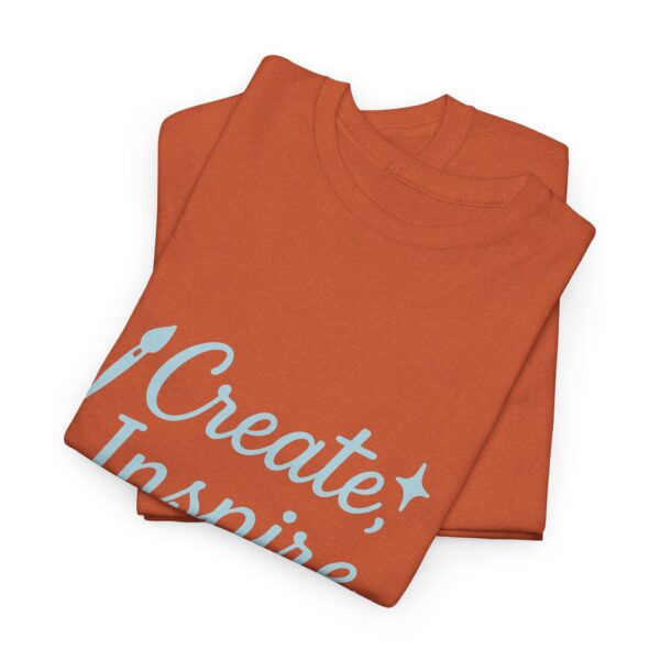 T-Shirt Create Inspire Repeat Unisex Tee - Image 5