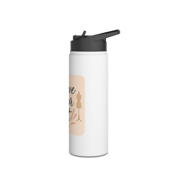 Motivational Stainless Steel Water Bottle - "Believe in Your Art" - Image 8