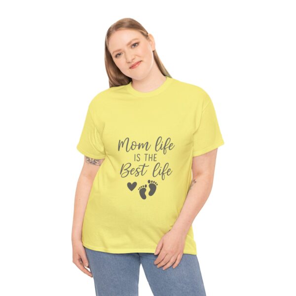Mom Life Is The Best Life Unisex Heavy Cotton Tee - Image 55